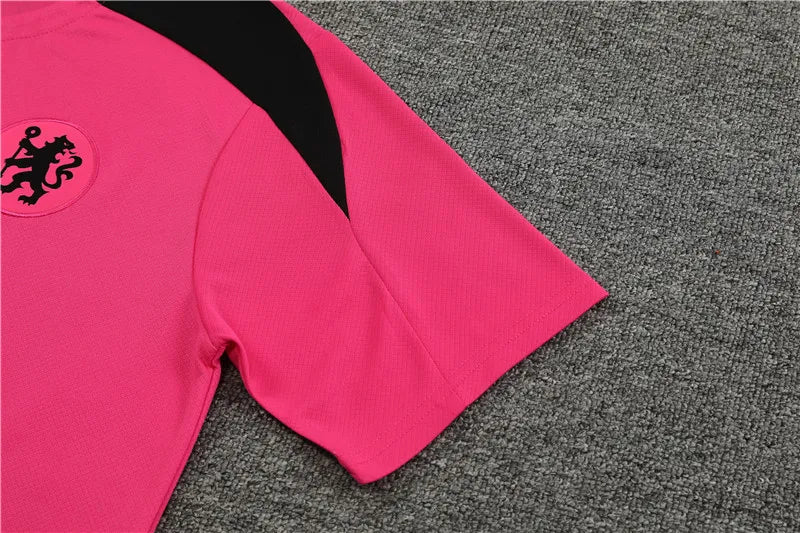 24-25 Chelsea Pink Short Sleeve Training Suit