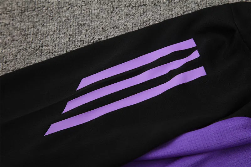2024 Germany Purple Short Sleeve Training Suit