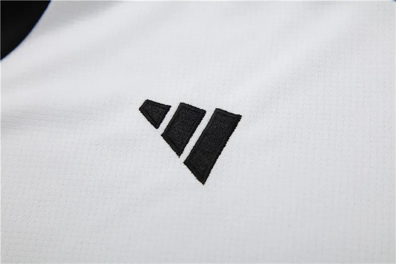2024 Germany White Short Sleeve Training Suit