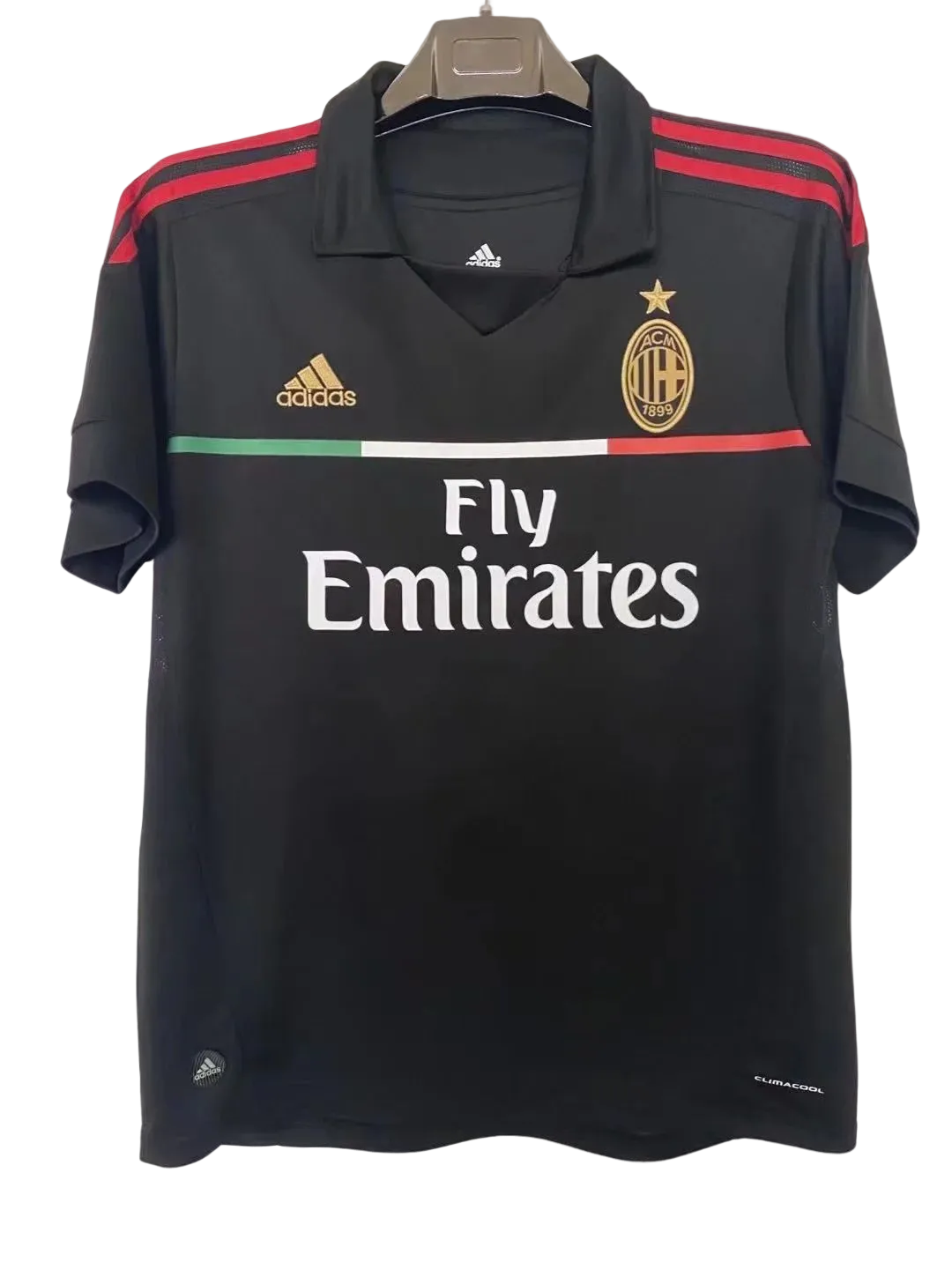 11-12 AC Milan Third Black Retro Fans Jersey