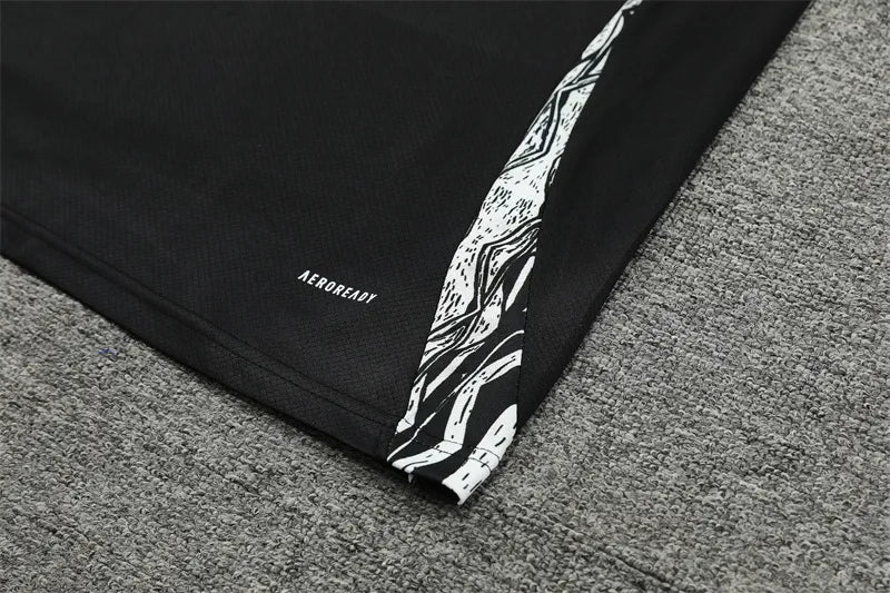 24-25 Arsenal Black Short Sleeve Training Suit