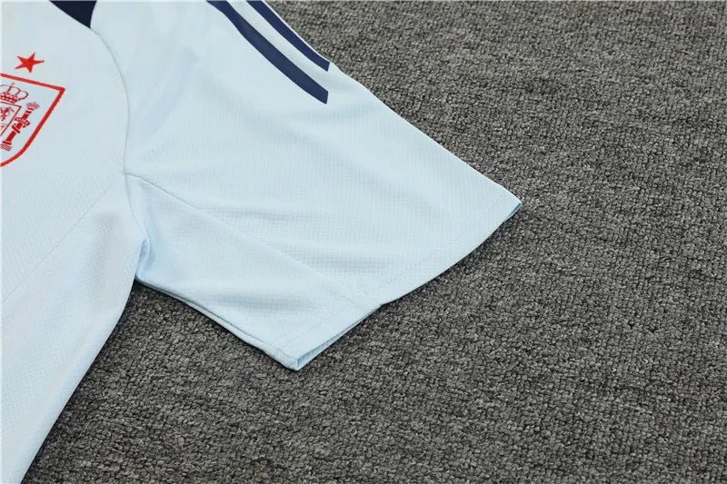 2024 Spain Short Sleeve Training Suit