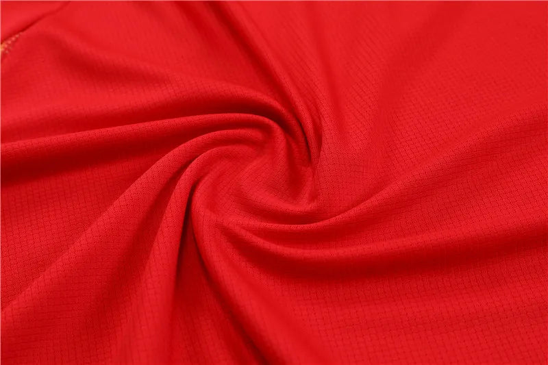 2024 Spain Red Short Sleeve Training Suit