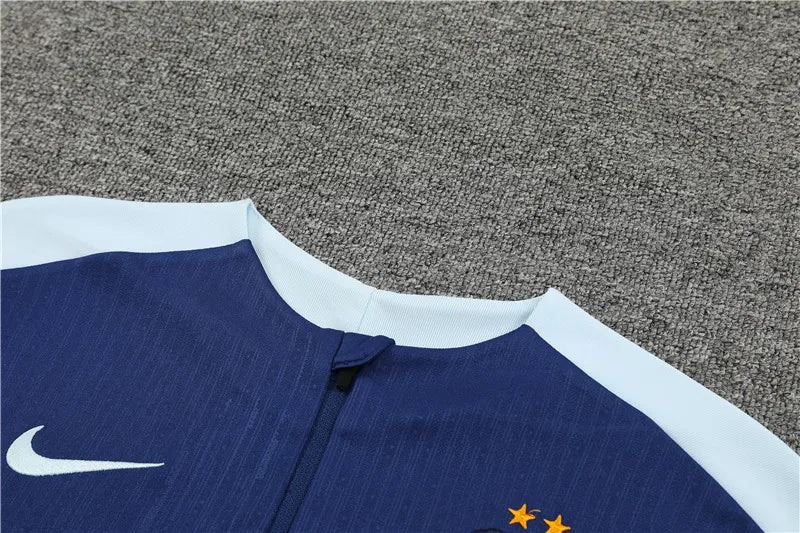 2024 France Blue Player Version Training Suit