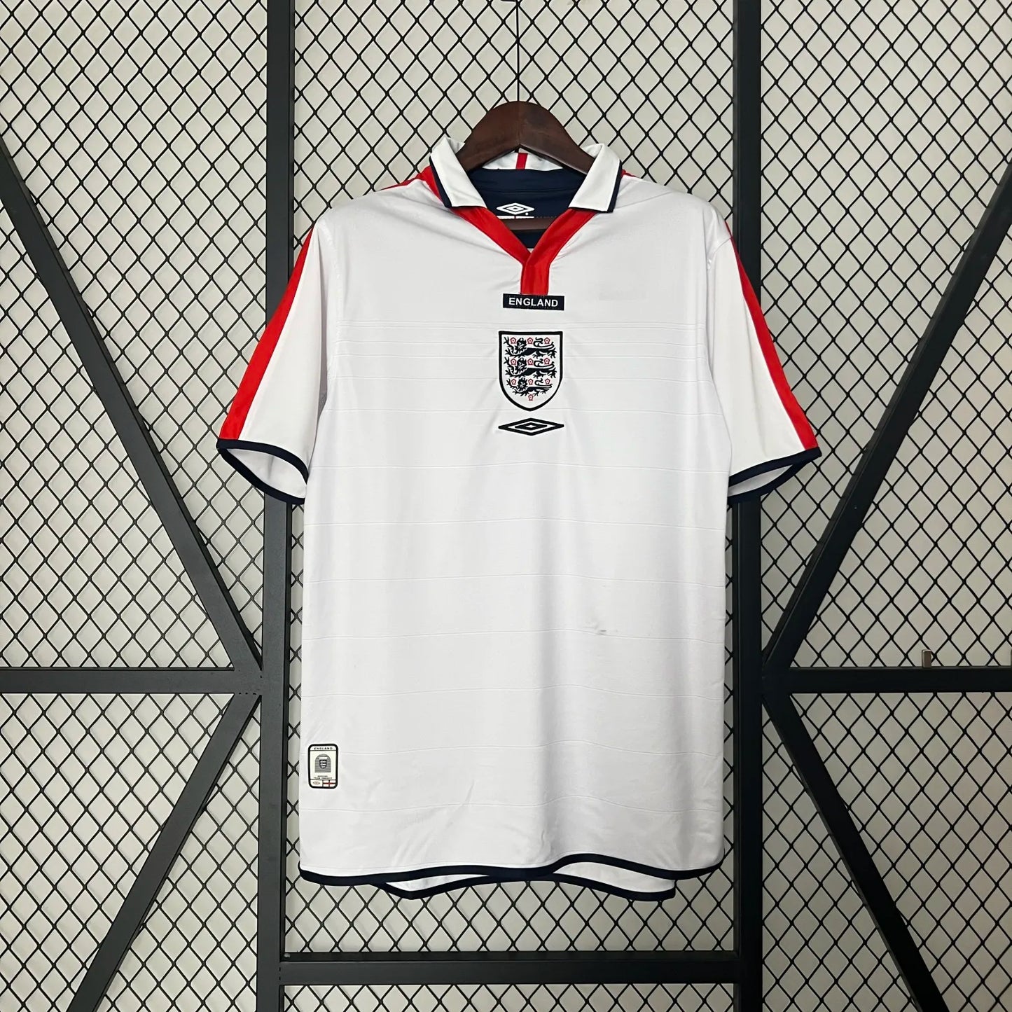 2004 England Home Retro Jersey