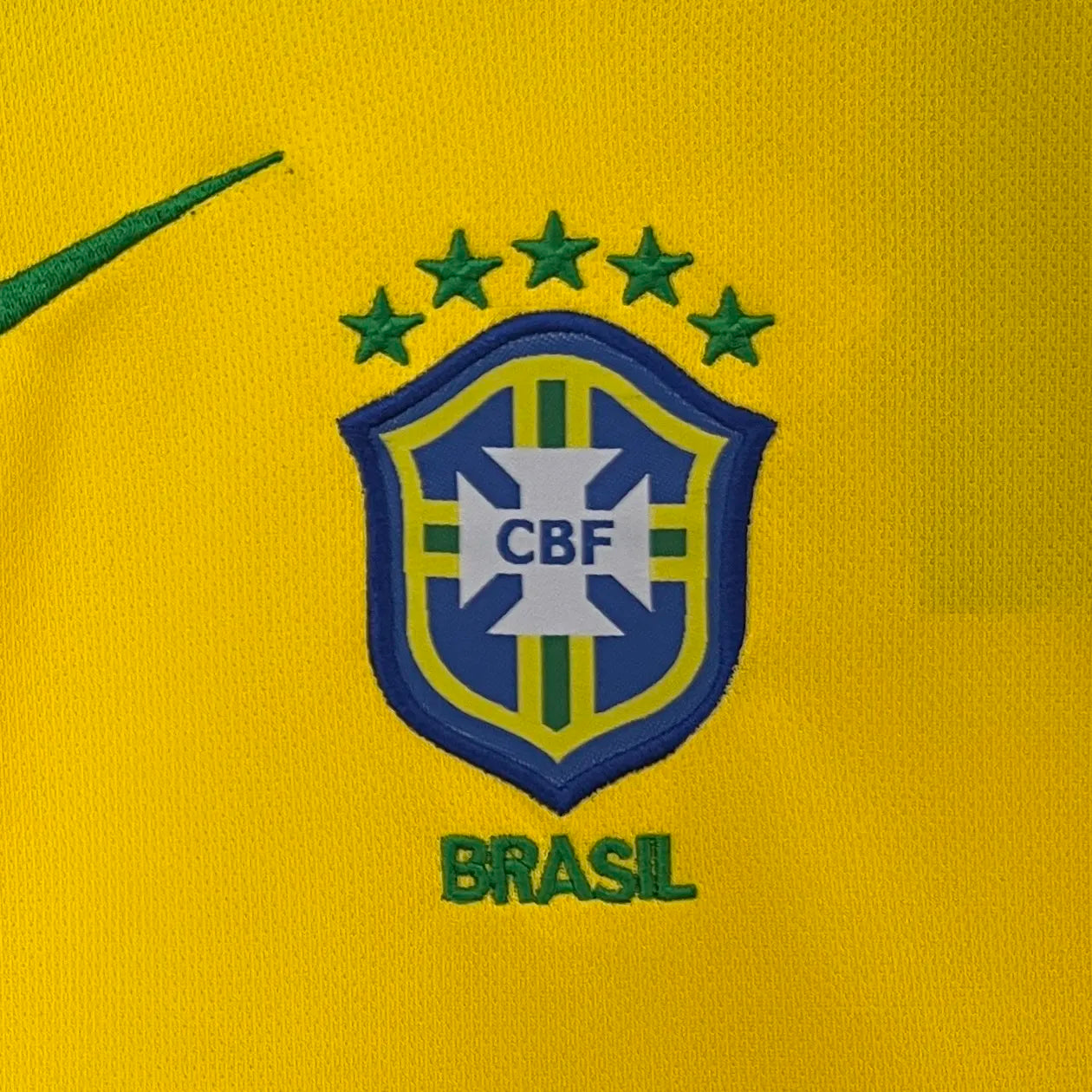 Retro 2004 Brazil Home Kids Kit