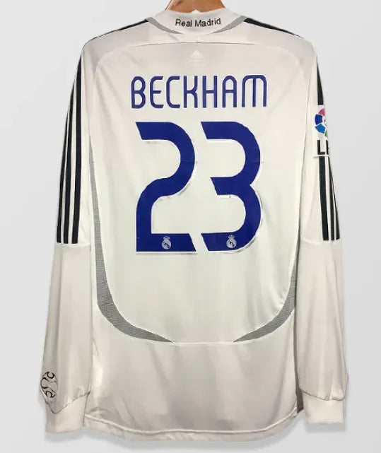 06-07 Real Madrid Home Retro Jersey