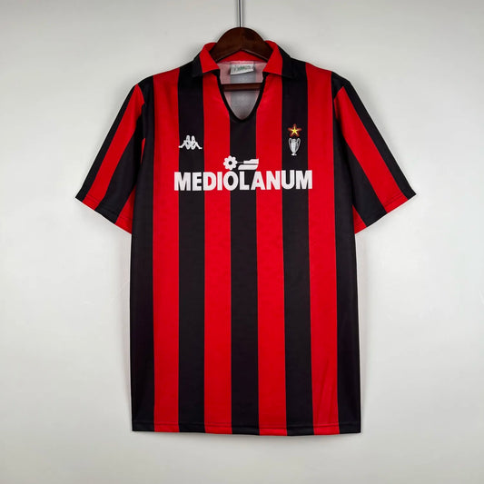 89-90 AC Milan Home Retro Jersey