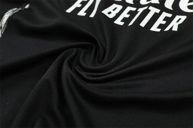 24-25 Arsenal Black Short Sleeve Training Suit