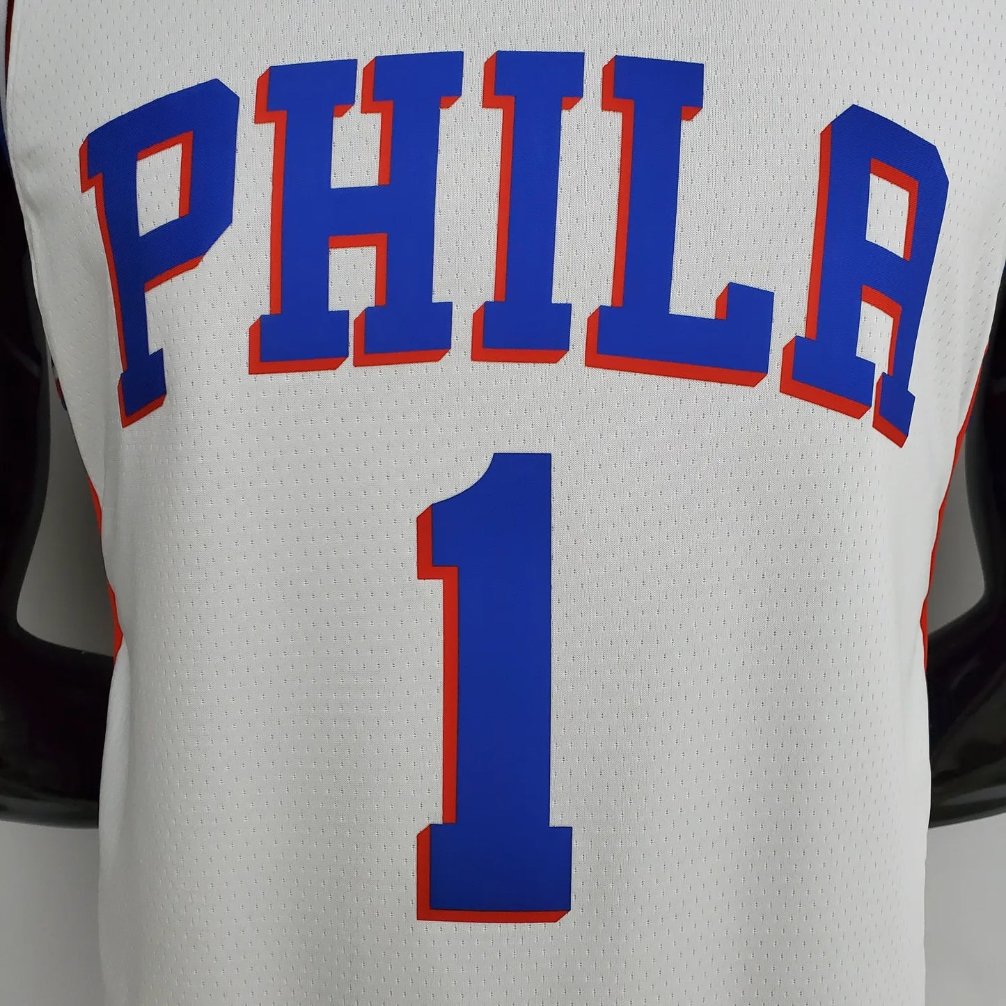 76ers Harden #1 V-Neck White