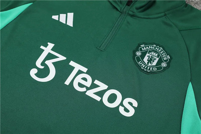 23-24 Manchester United Green Training Suit