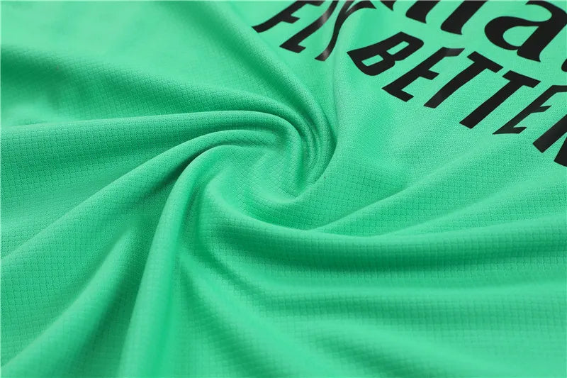 23-24 Real Madrid Green Short Sleeve Training Suit