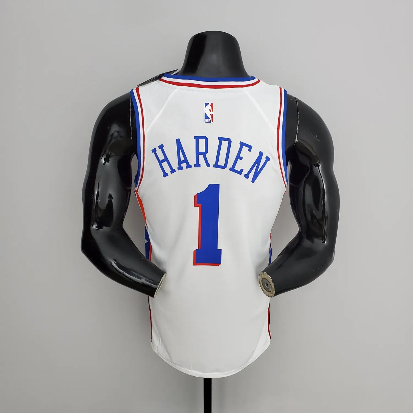 76ers Harden #1 V-Neck White