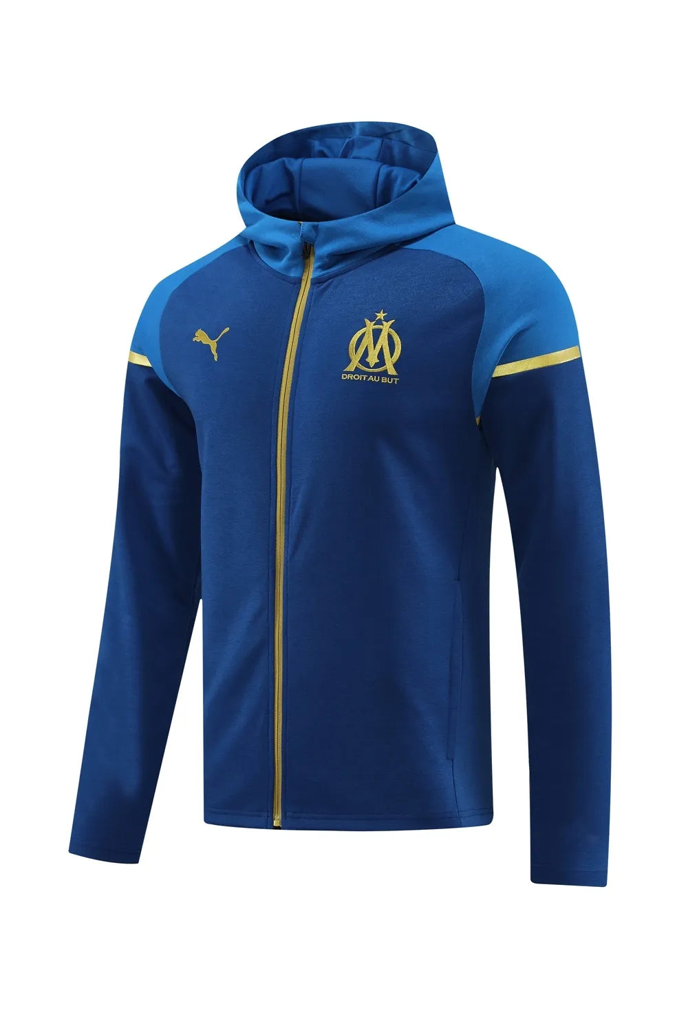 23-24 Olympique Marseille Hooded Jacket Tracksuit