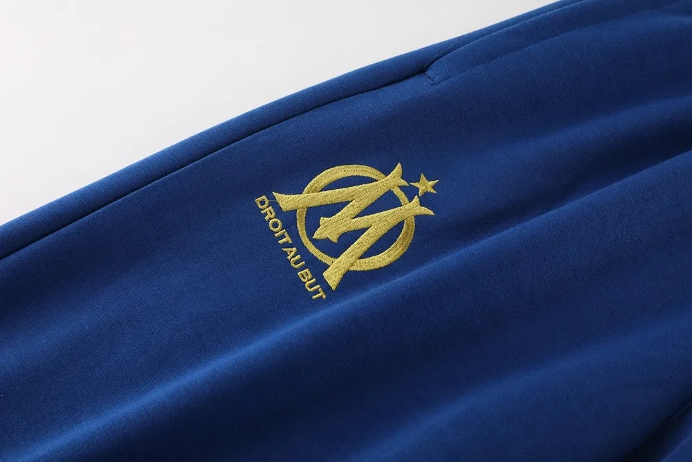 23-24 Olympique Marseille Hooded Jacket Tracksuit