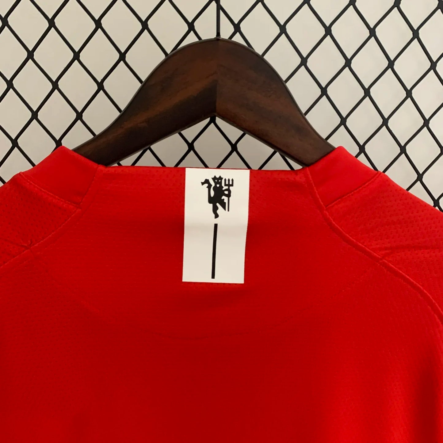 2007-08 Manchester United Home UCL Version Long Sleeve Retro Jersey