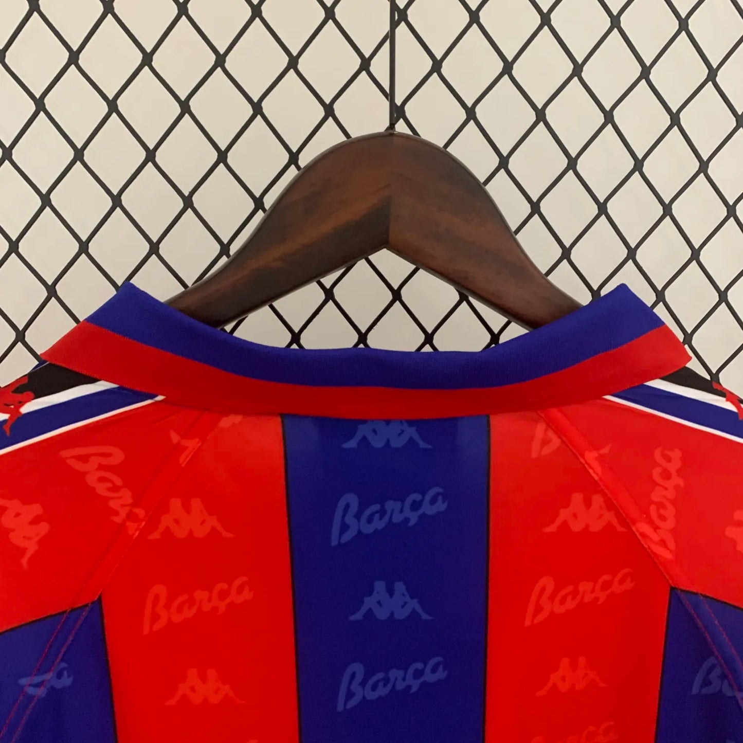 1996-97 Barcelona Home Long Sleeve Retro Jersey
