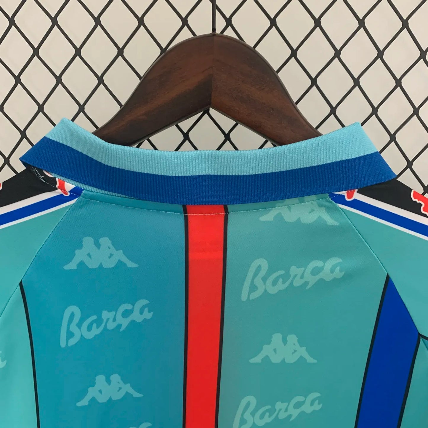 1996-97 Barcelona Away Long Sleeve Retro Jersey