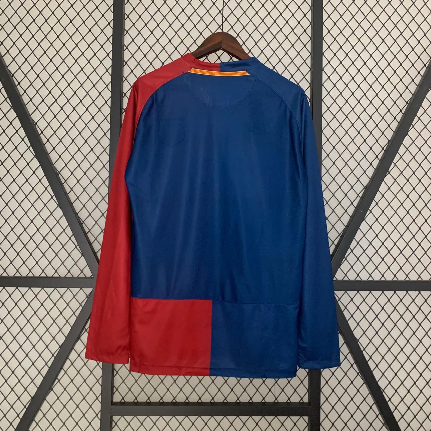 2008-09 Barcelona Champions League Home Long Sleeve Retro Jersey