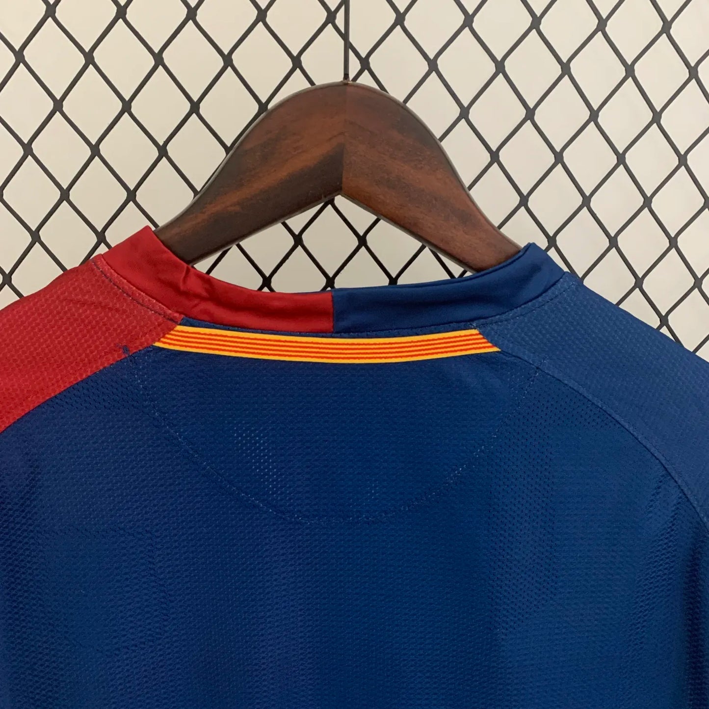 2008-09 Barcelona Champions League Home Long Sleeve Retro Jersey