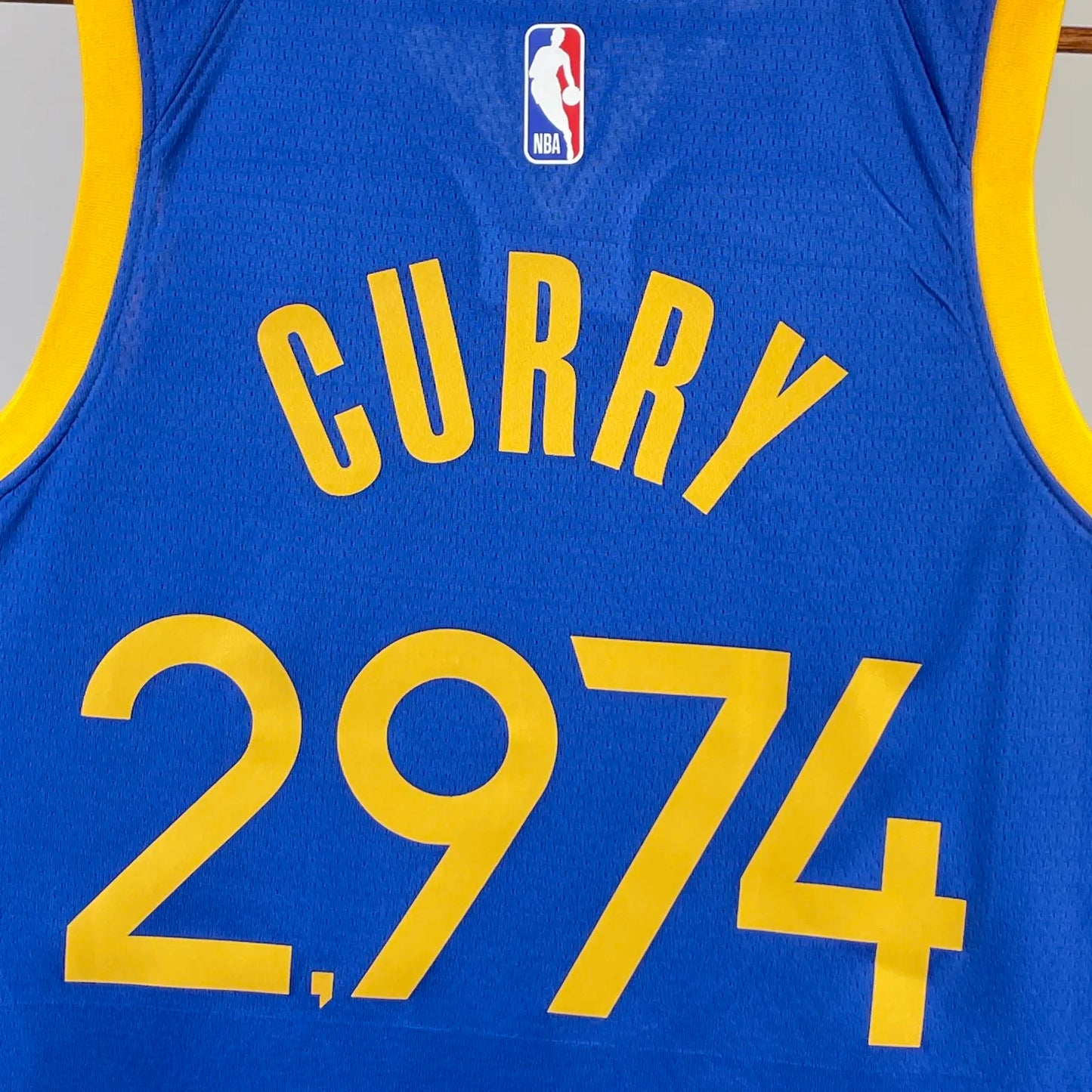2023 Warriors Away Curry #2974 NBA Swingman Jersey