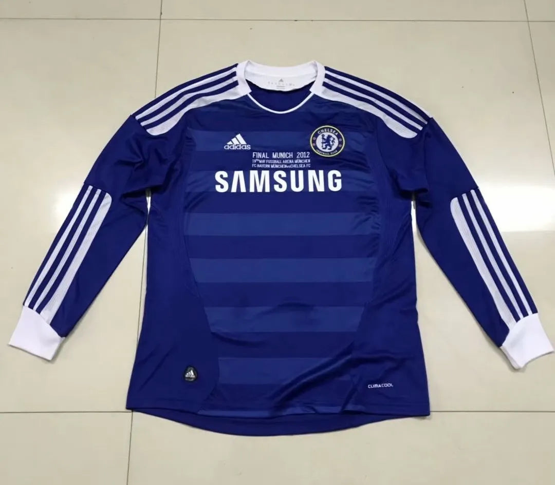 11-12 Chelsea Home Long Sleeve Retro Jersey