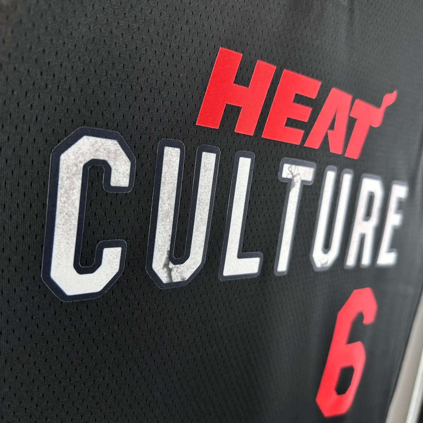 23-24 Miami Heat City Edition James #6 NBA Swingman Jersey