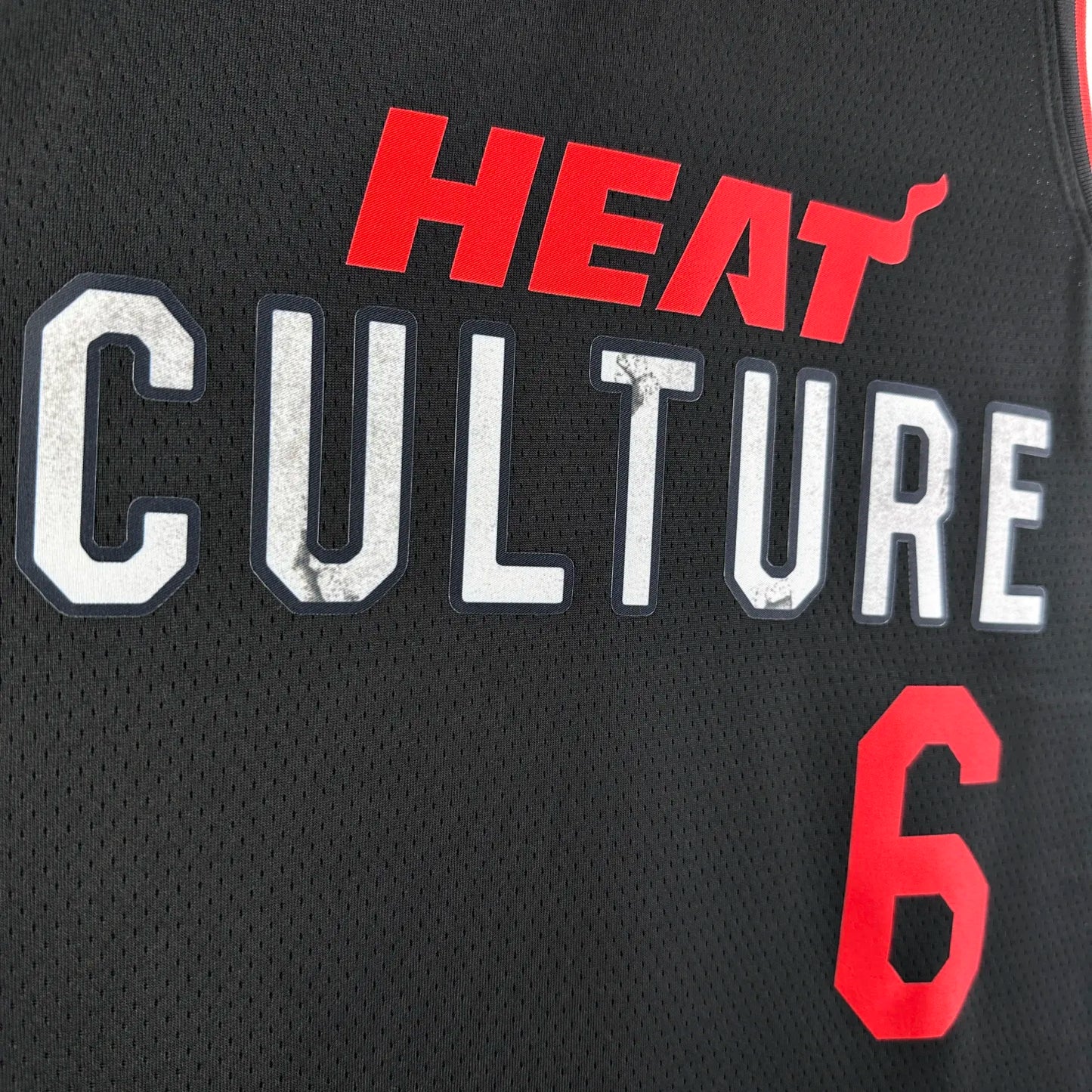 23-24 Miami Heat City Edition James #6 NBA Swingman Jersey