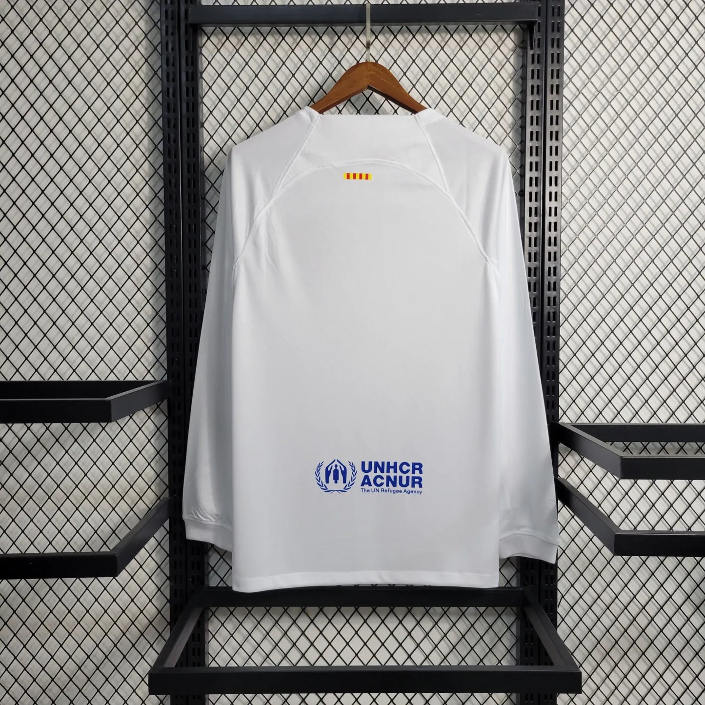 23-24 Barcelona Away Fans Long Sleeve Jersey