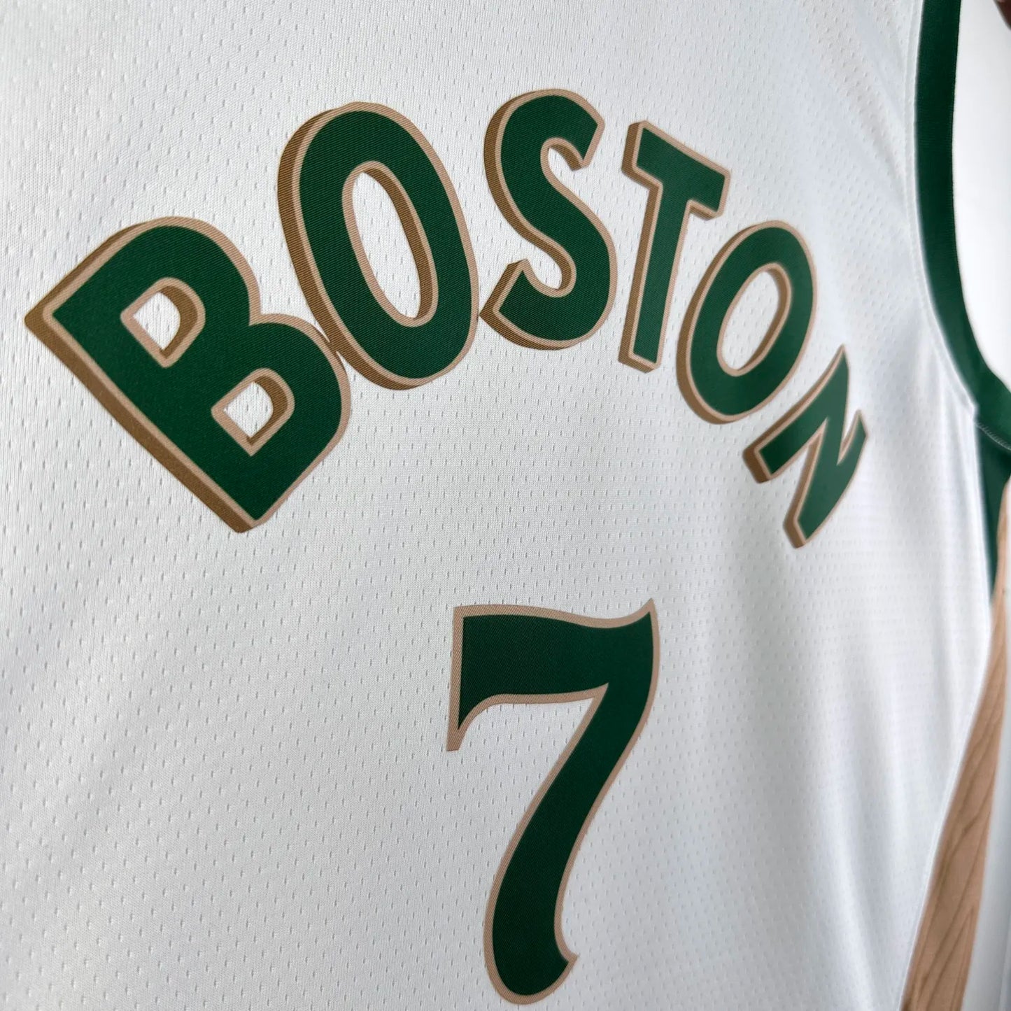 23-24 Boston Celtics City Edition Brown #7 NBA Swingman Jersey