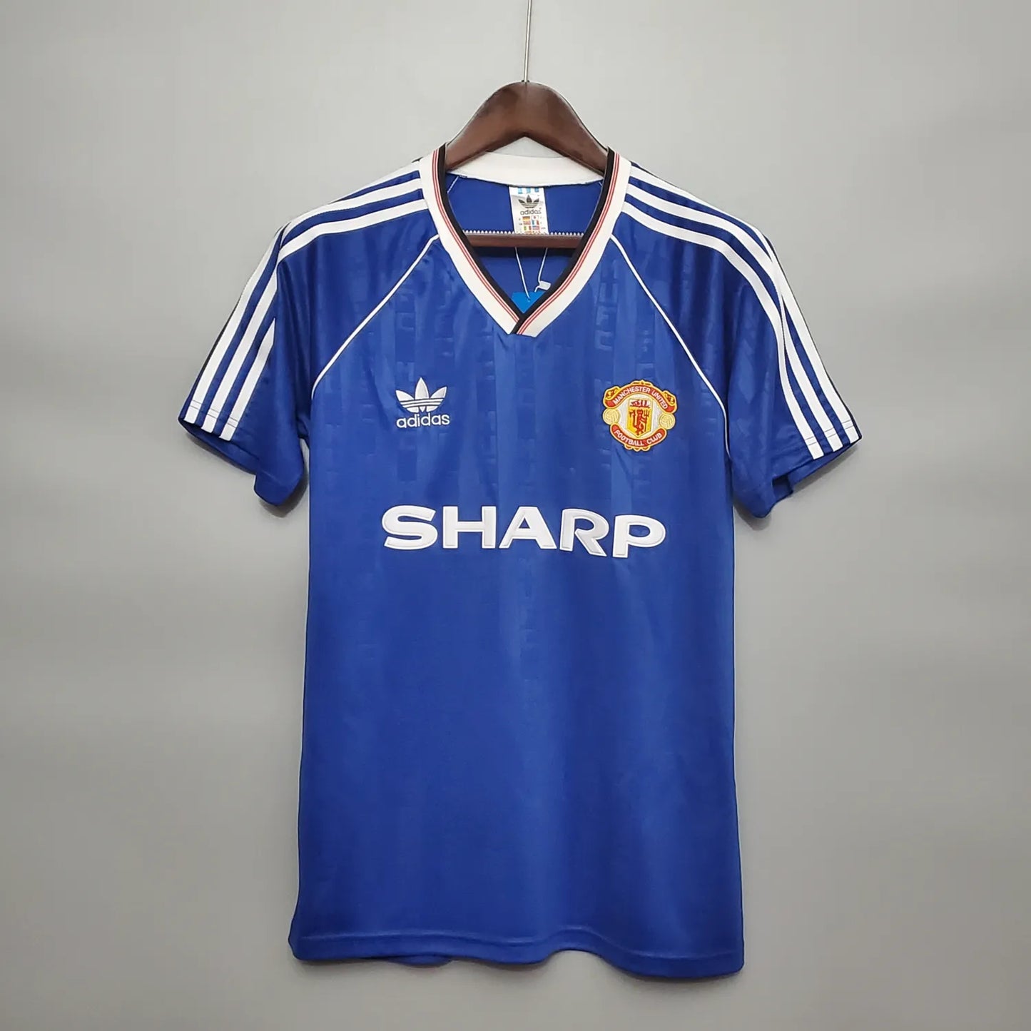 88-90 Manchester United Third Blue Retro Jersey