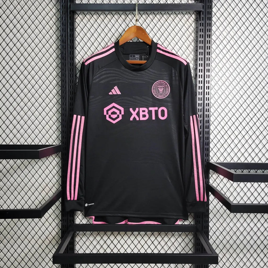 23-24 Miami Away Long Sleeve Fans Jersey