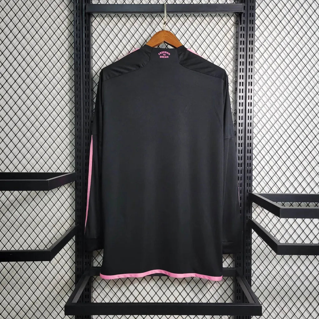 23-24 Miami Away Long Sleeve Fans Jersey