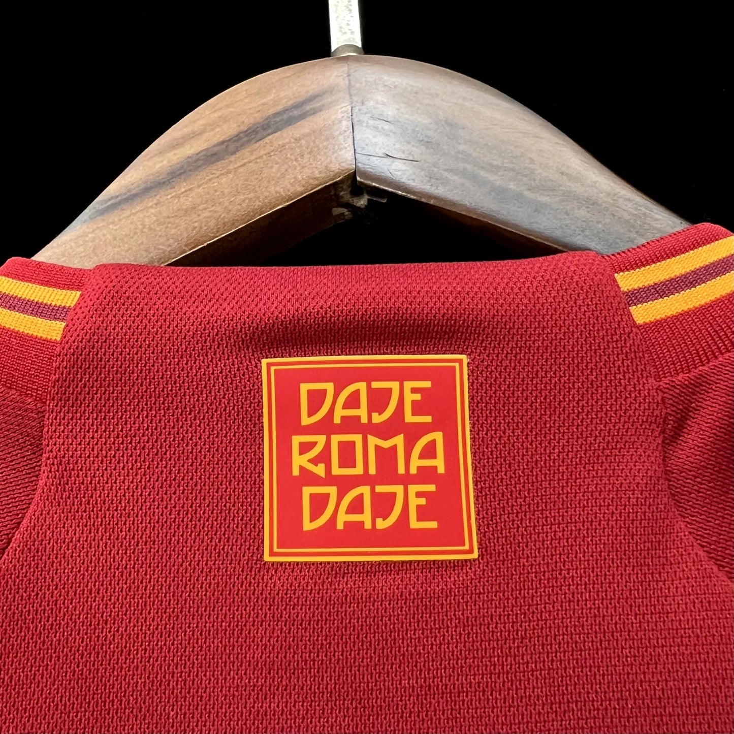 23-24 AS Roma Home Fans Jersey Sponsored