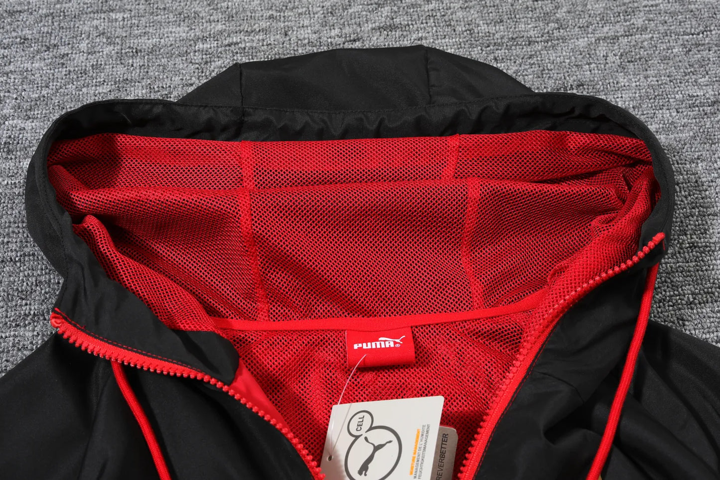 2023 AC Milan Player Hooded Windbreaker S-XXL