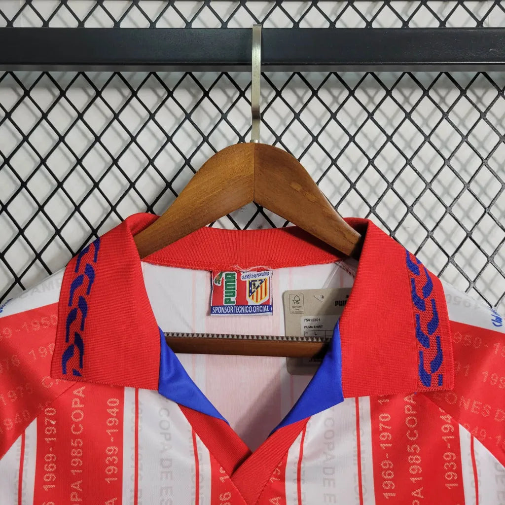 1995-96 Atletico Madrid Home Retro Jersey