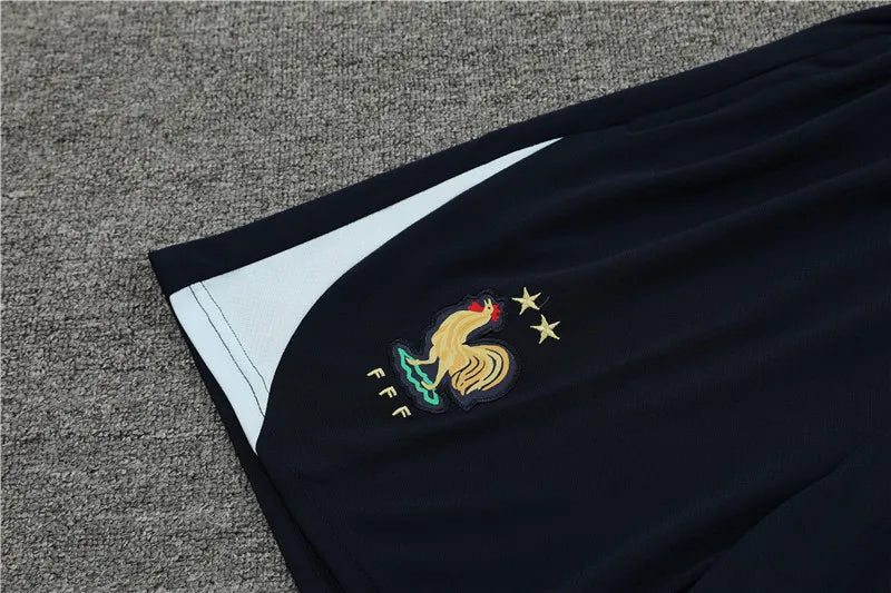 2024 France Short Sleeve Training Suit