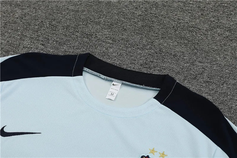 2024 France Short Sleeve Training Suit