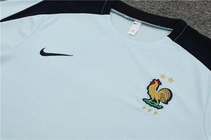 2024 France Short Sleeve Training Suit