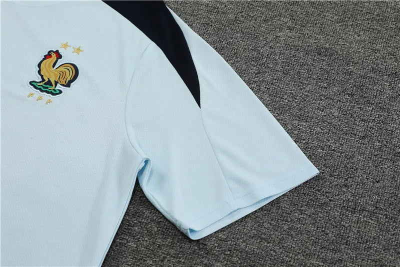 2024 France Short Sleeve Training Suit