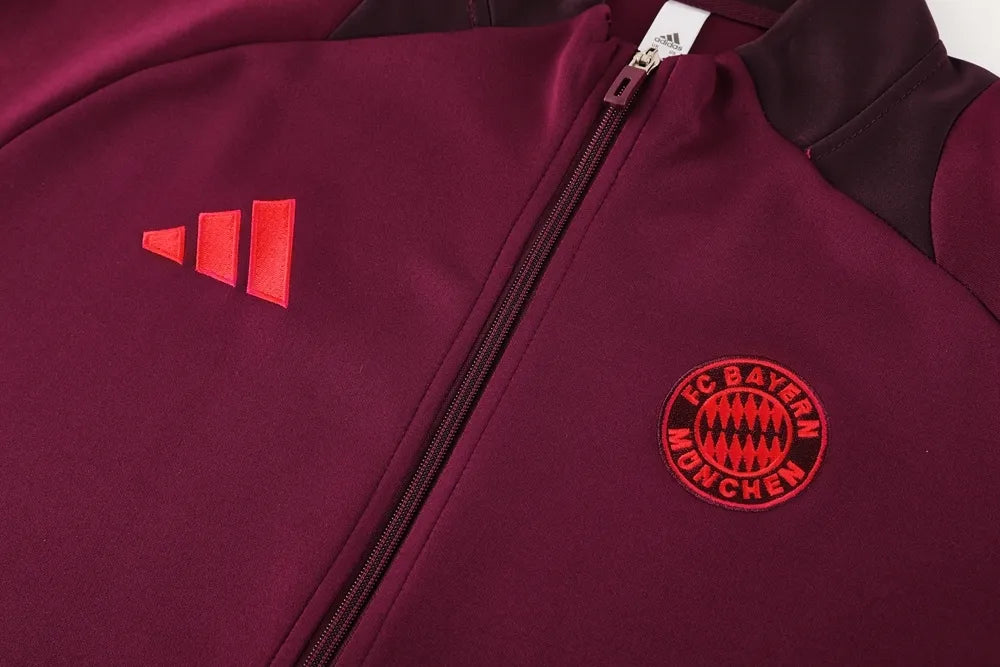 24-25 Bayern Munich Red Jacket Tracksuit