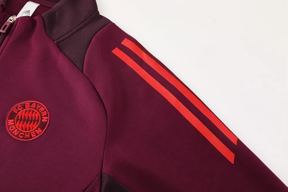 24-25 Bayern Munich Red Jacket Tracksuit
