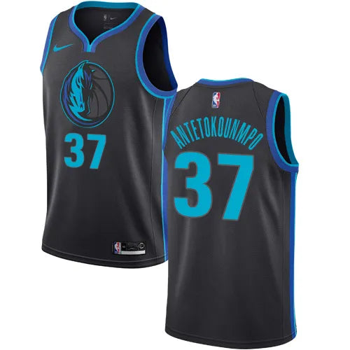 Dallas Mavericks Black Hot Pressed Jersey