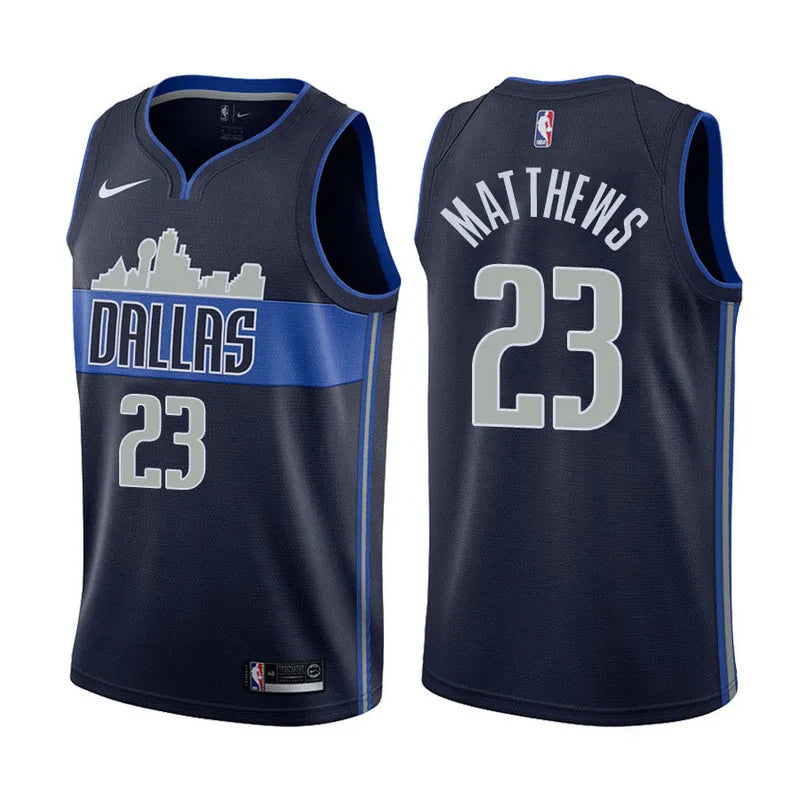 Dallas Mavericks Dark Blue Hot Pressed Jersey