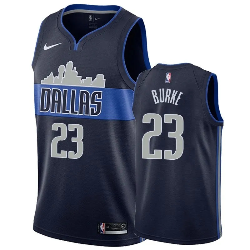 Dallas Mavericks Dark Blue Hot Pressed Jersey