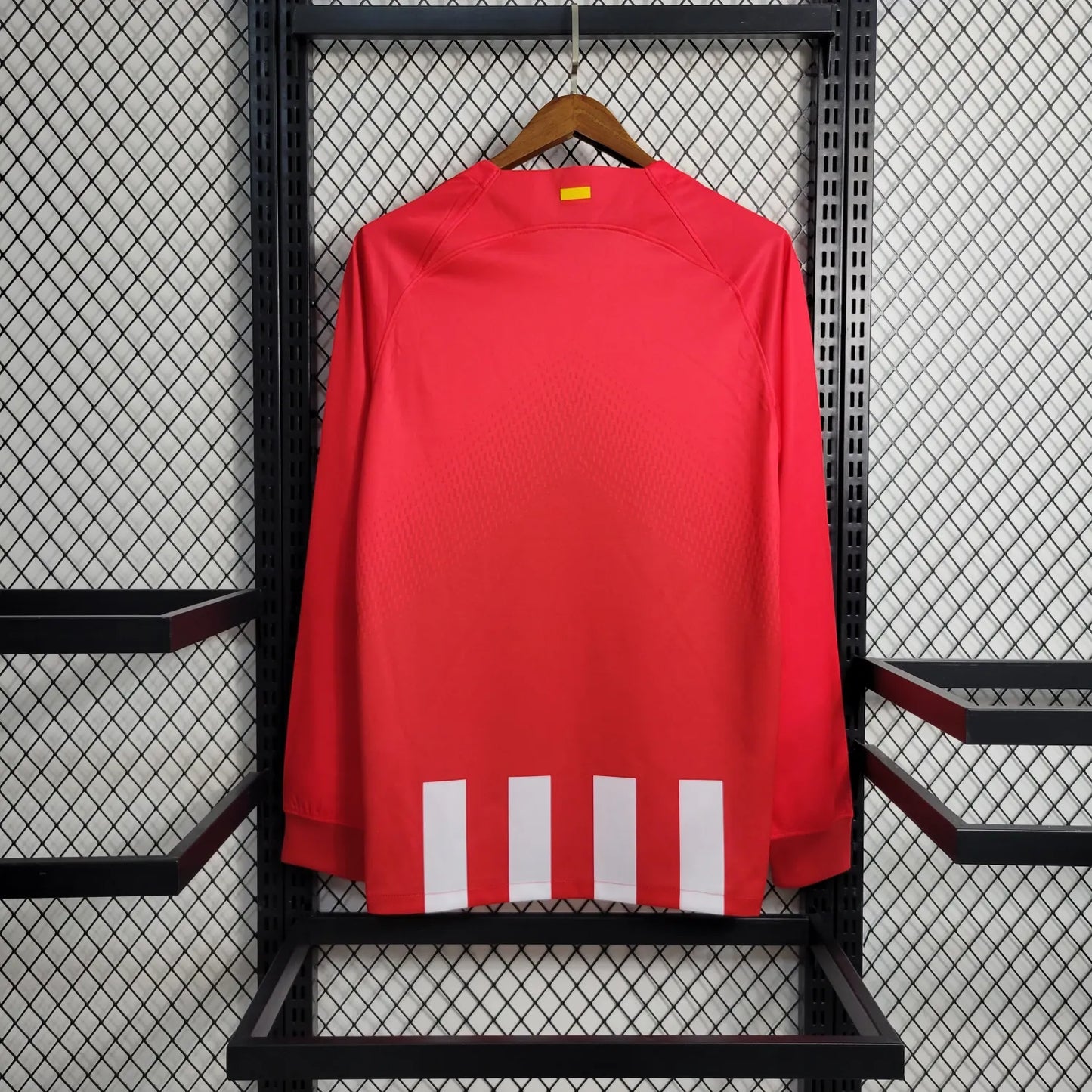 23-24 Atletico Madrid Home Long Sleeve Fans Jersey