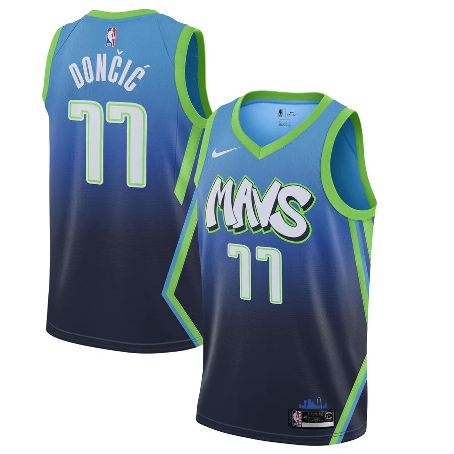 Dallas Mavericks Gradient Blue Jersey