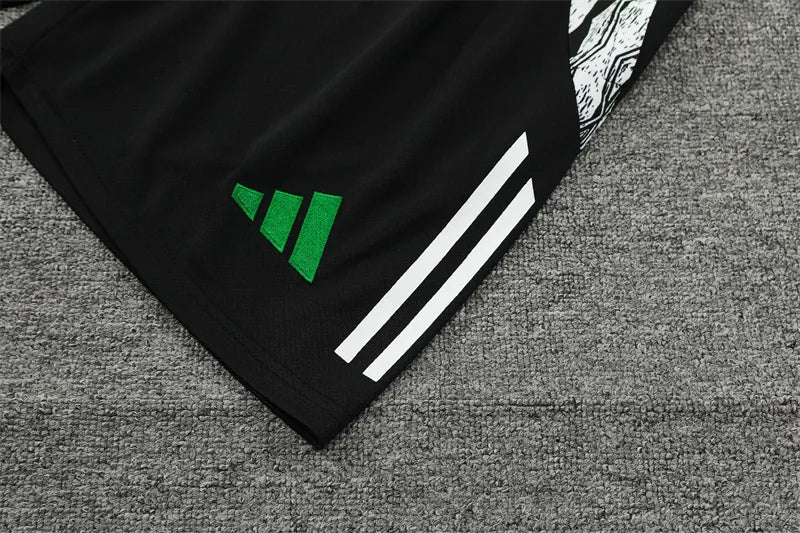 24-25 Arsenal Black Short Sleeve Training Suit