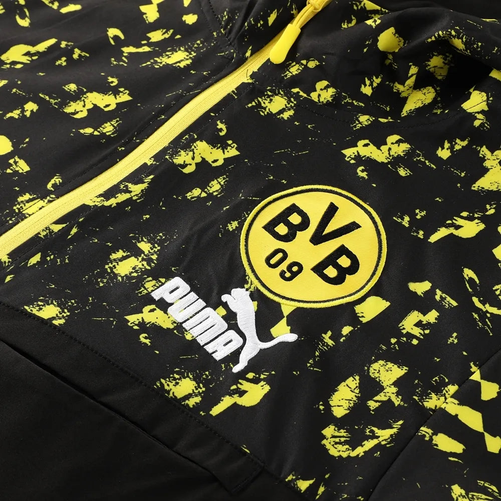 23-24 Borussia Dortmund Hooded Windbreaker Suit
