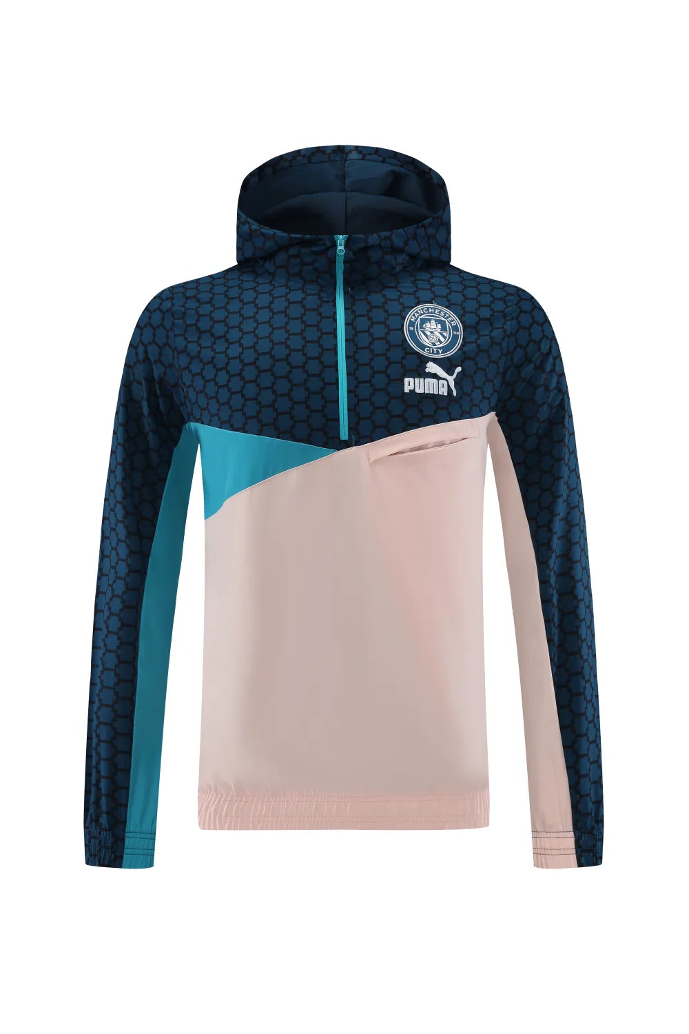 23-24 Manchester City Hooded Windbreaker Suit